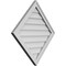 Ekena Millwork Diamond Surface Mount PVC Gable Vent: Functional, w/ 2"W x 1-1/2"P Brickmould Frame, 30"W x 30"H GVPDI30X3002SF - alternate 5